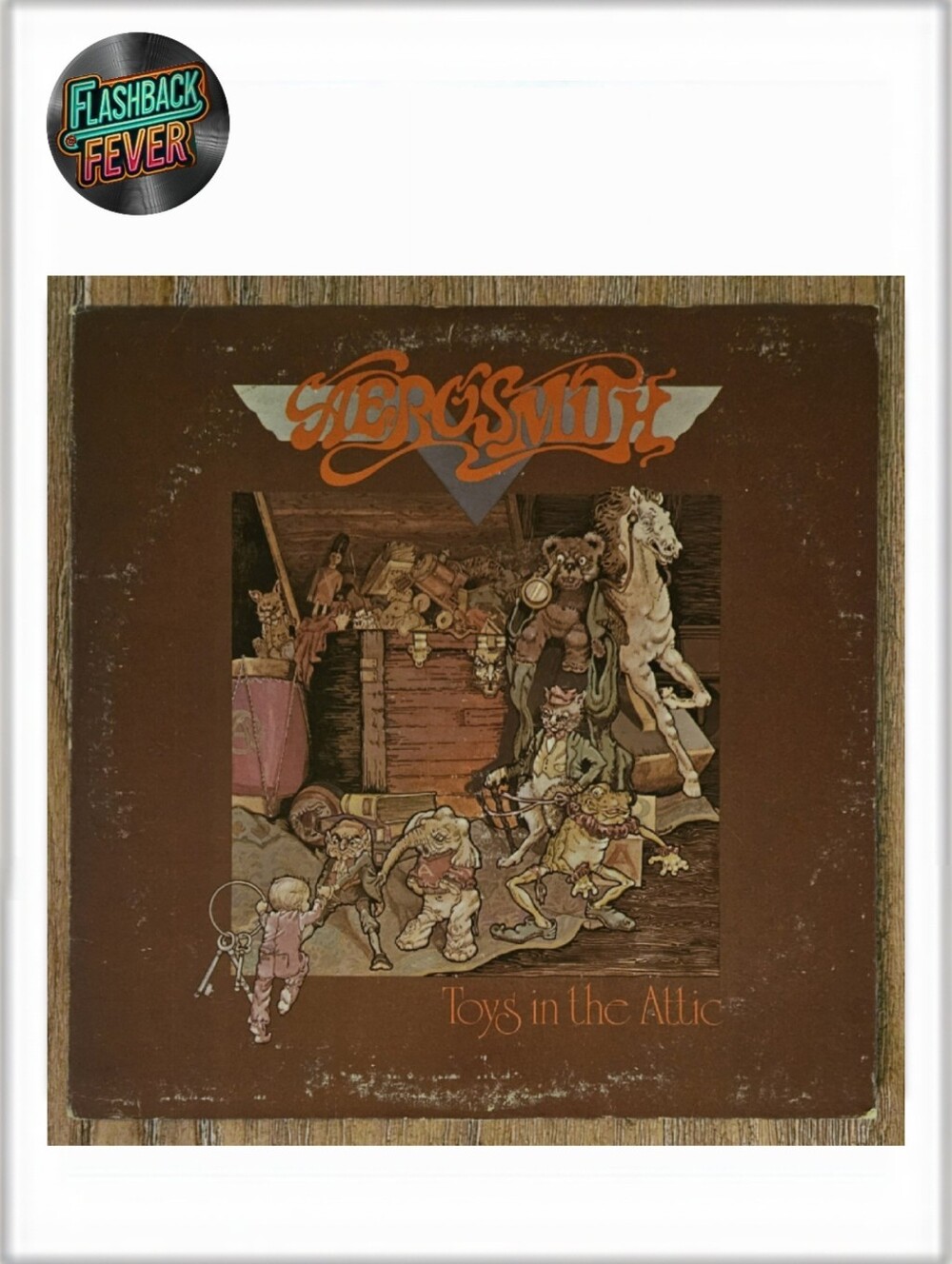AEROSMITH•Toys In The Attic•1975 US (#PC 33479) Pitman Pressing